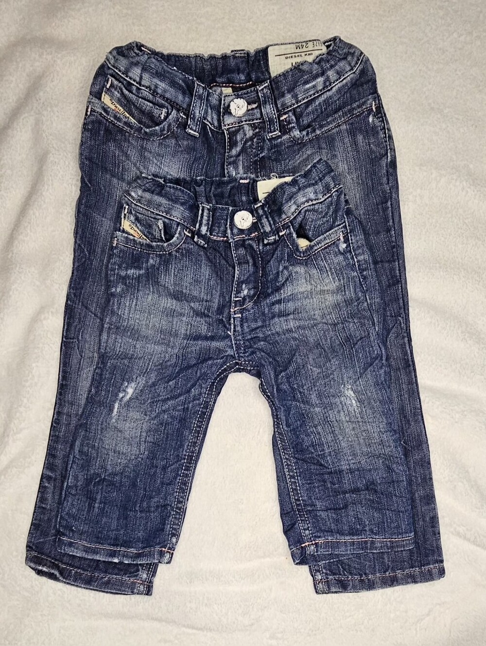 VINTAGE DIESEL BABY GIRL JEANS BUNDLE | LIKE NEW | 6M & 24M 🔥